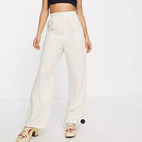 ASOS Petite Pants & Jumpsuits Stradivarus Asos Petite Wide Leg